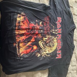 Iron Maiden Black Graphic Tee